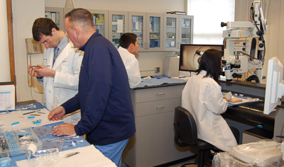 Residents in Teaching Lab