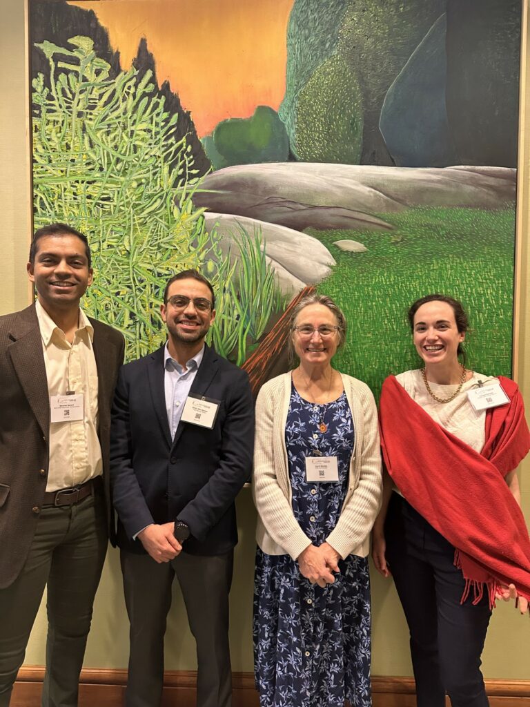 Left: Omar Abu-Qamar, PGY3 pictured with Carol Shields MD and other top 10 resident presenters.