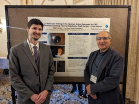 Resident Will Binotti photographed with Dr. Sarkis Soukiasian