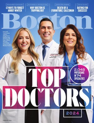 Boston Magazine Cover - 3 doctors in photo